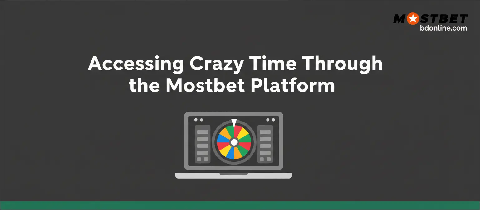 Accessing Crazy Time Through the Mostbet Platform