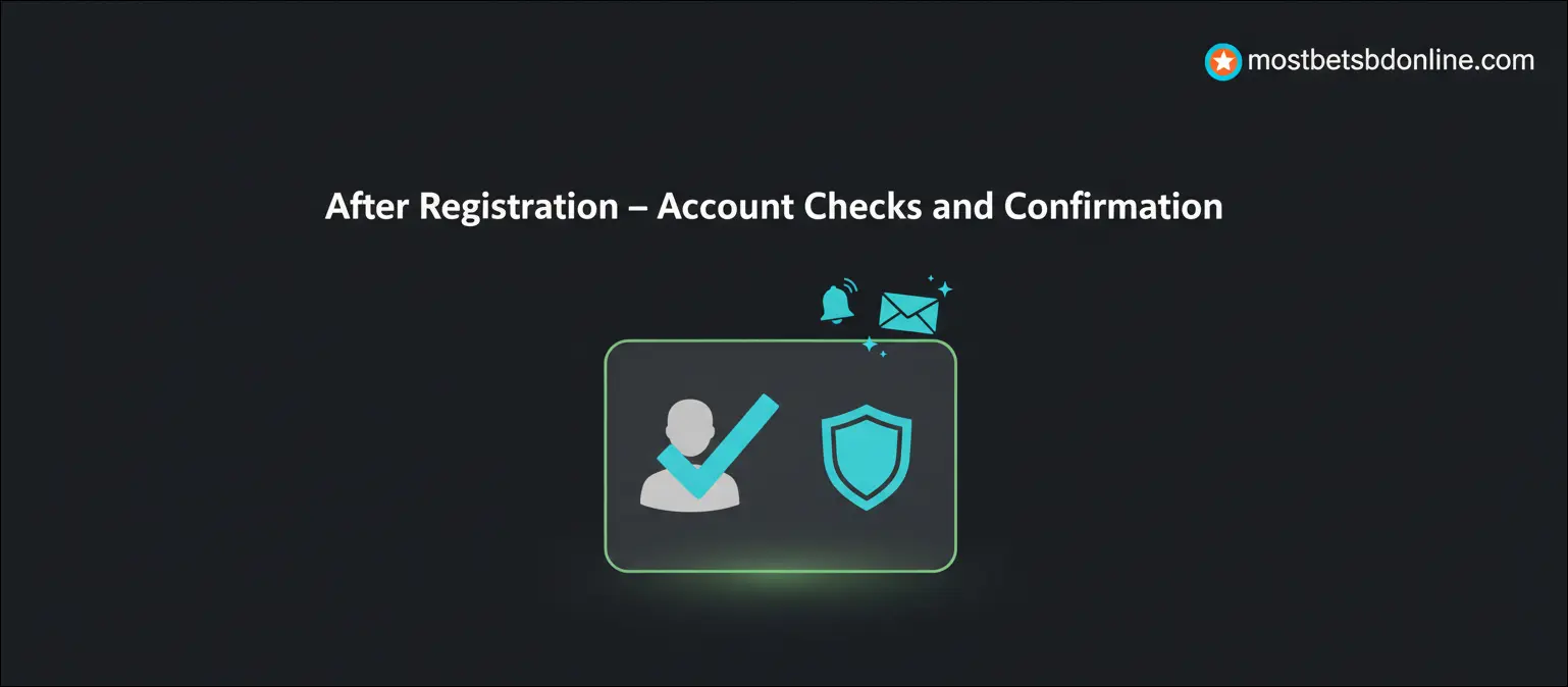 After Registration – Account Checks and Confirmation